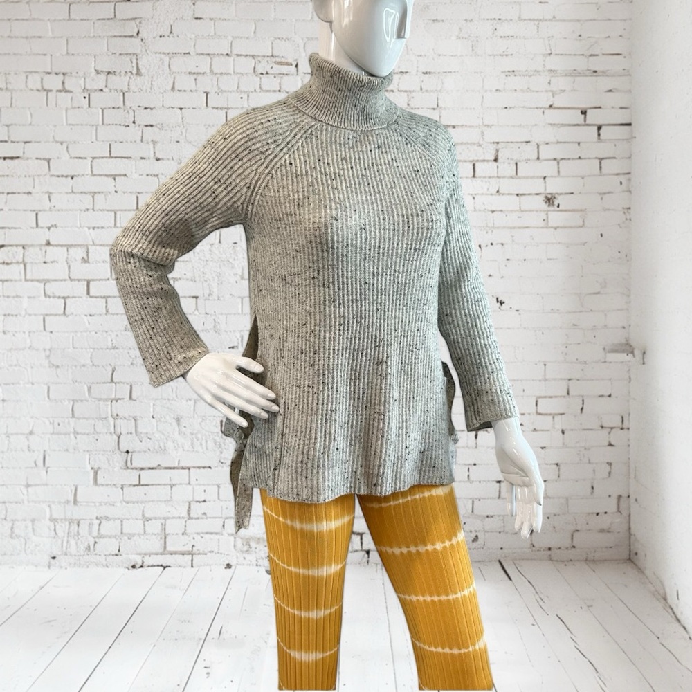 Vintage Andrea JovineSide Tie Turtle Neck Sweater